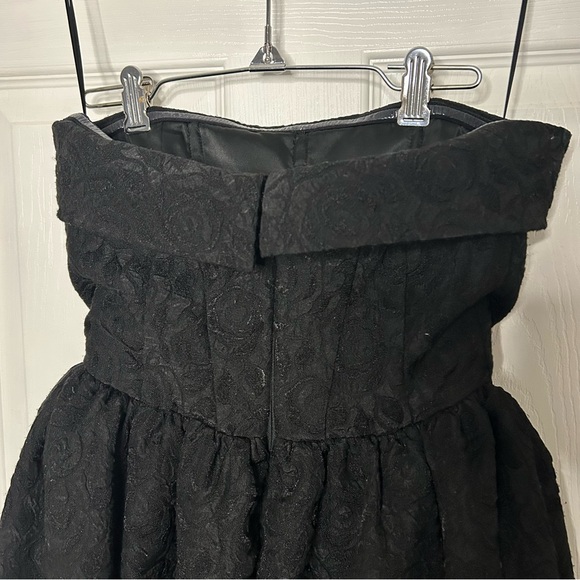 BHLDN Jacquard Strapless Basque-Waist Corset Fit & Flare Gown - Picture 14 of 16